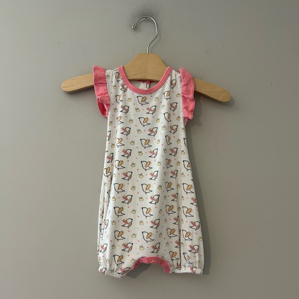 $14 ADD ON Bestaroo bamboo romper‎ 3-6M Little Sleepies Kyte Baby Posh Peanut